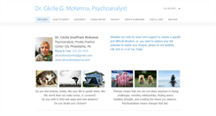 Desktop Screenshot of drcecilemckenna.com